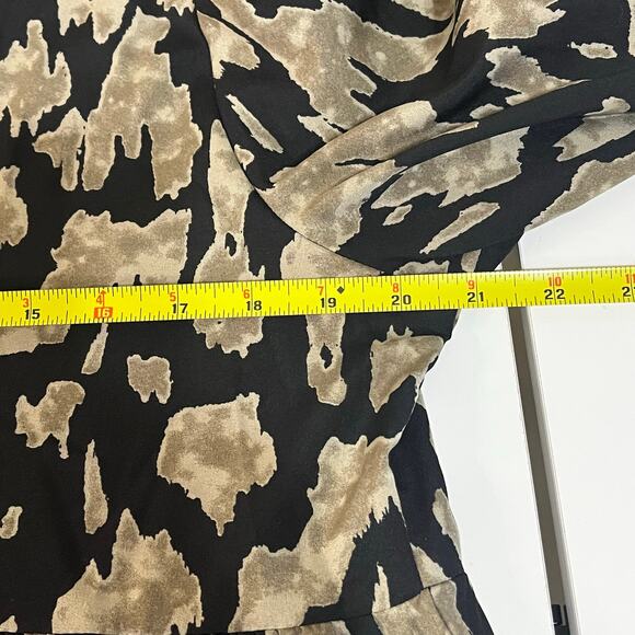 Cupshe Black Modern Design Midi Dress Women’s Size Large EUC - Picture 7 of 7